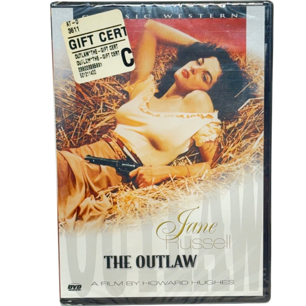 The Outlaw DVD Howard Hughes Directed Jane Russell Western Movie New Sealed